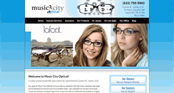 Desktop Screenshot of musiccityoptical.com